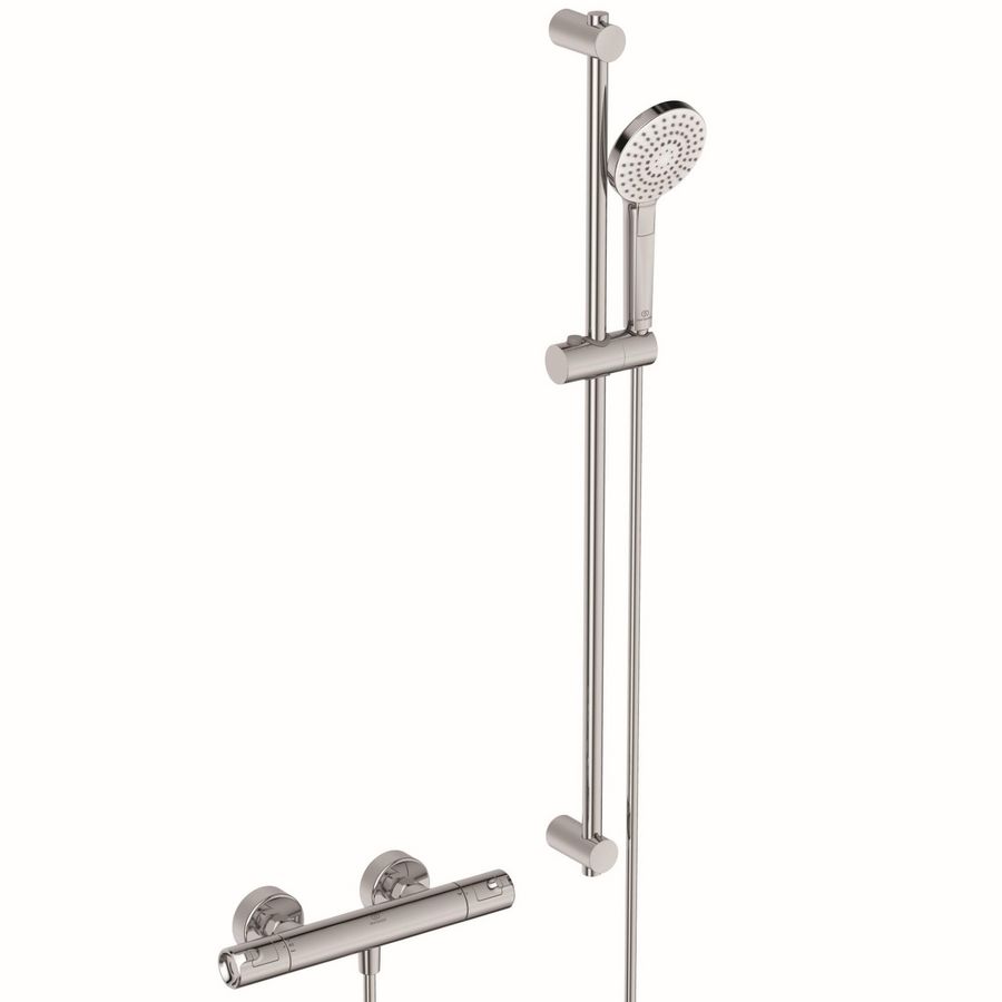 Doucheset / renovatieset Ceratherm T50 met Idealrain evo glijstang 90cm chroom incl. s-koppelingen