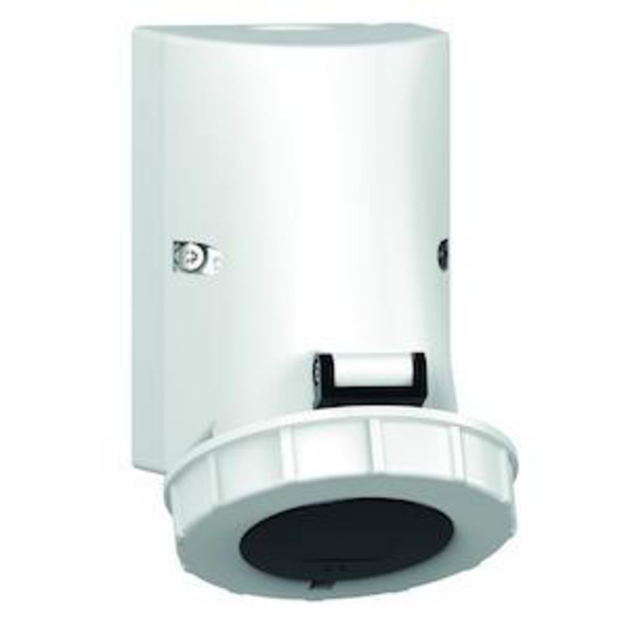 Wandcontactdoos 7h 32A 5P 500V IP67 126x83