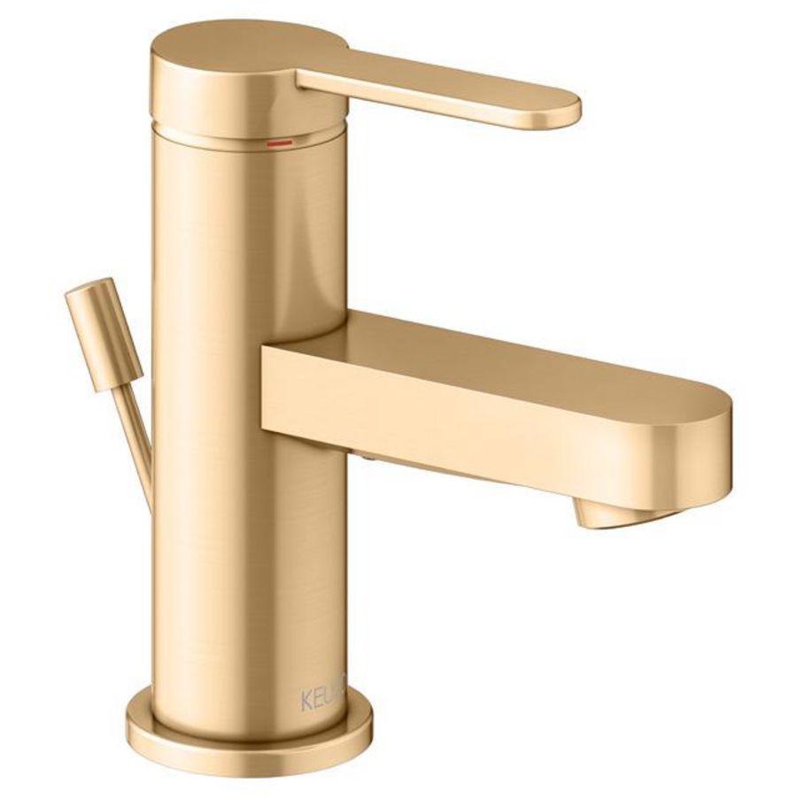 1-hendel wastafelmengkraan 60 trekstang/afvoergarn/IXMO Flat/rond mes