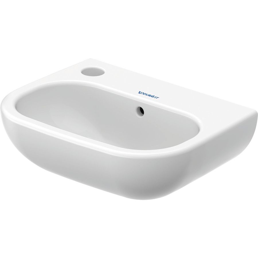 D-CODE #070536 fontein 360mm wit met kraangat met overloop