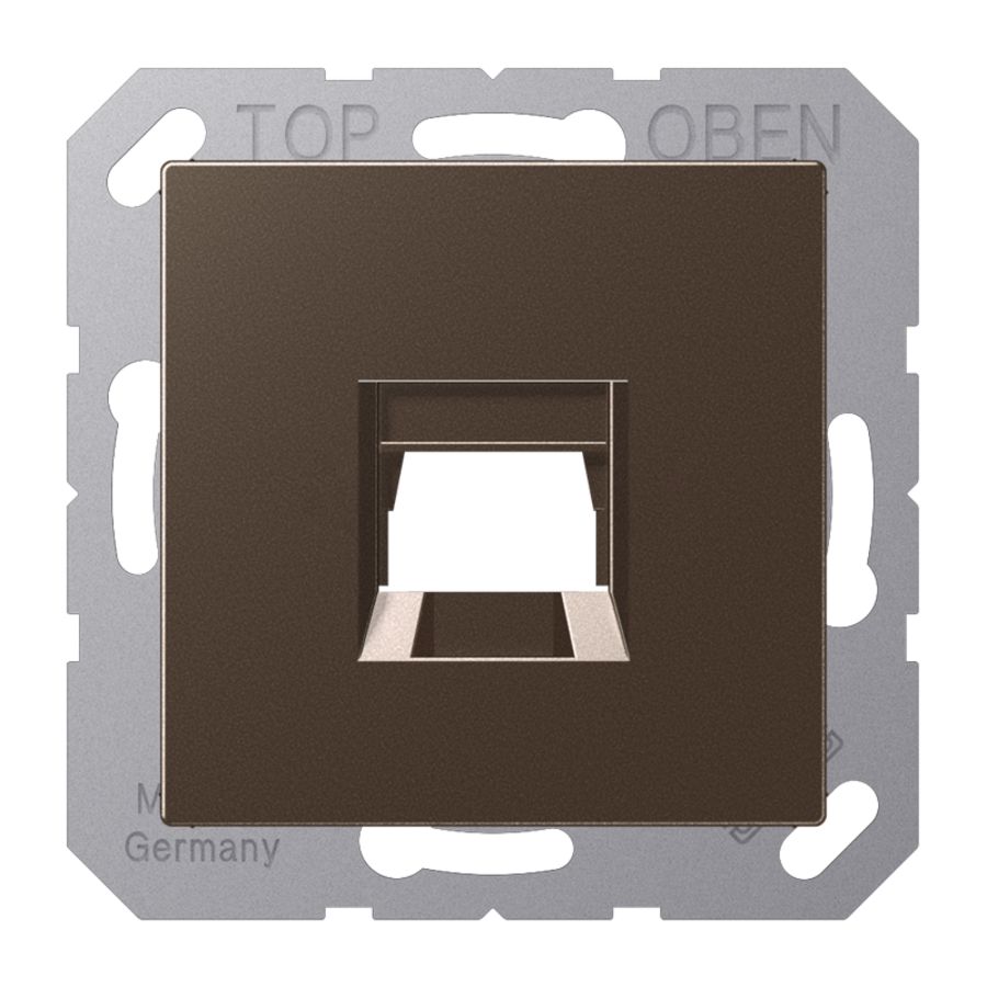 Afdekking A500 mokka voor mod.jack 1-voudig