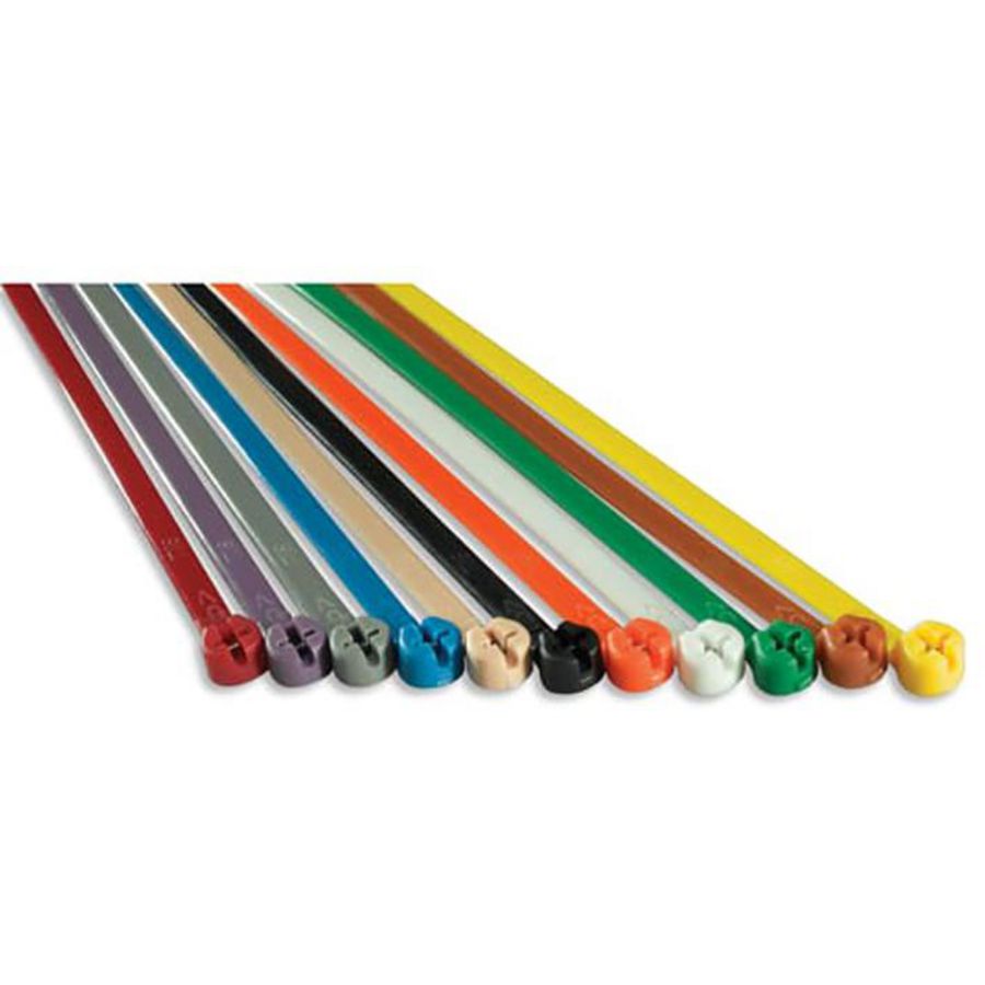 Kabelbinder TY-RAP RVS Lip 186x4,8mm div. kleuren VVE=100