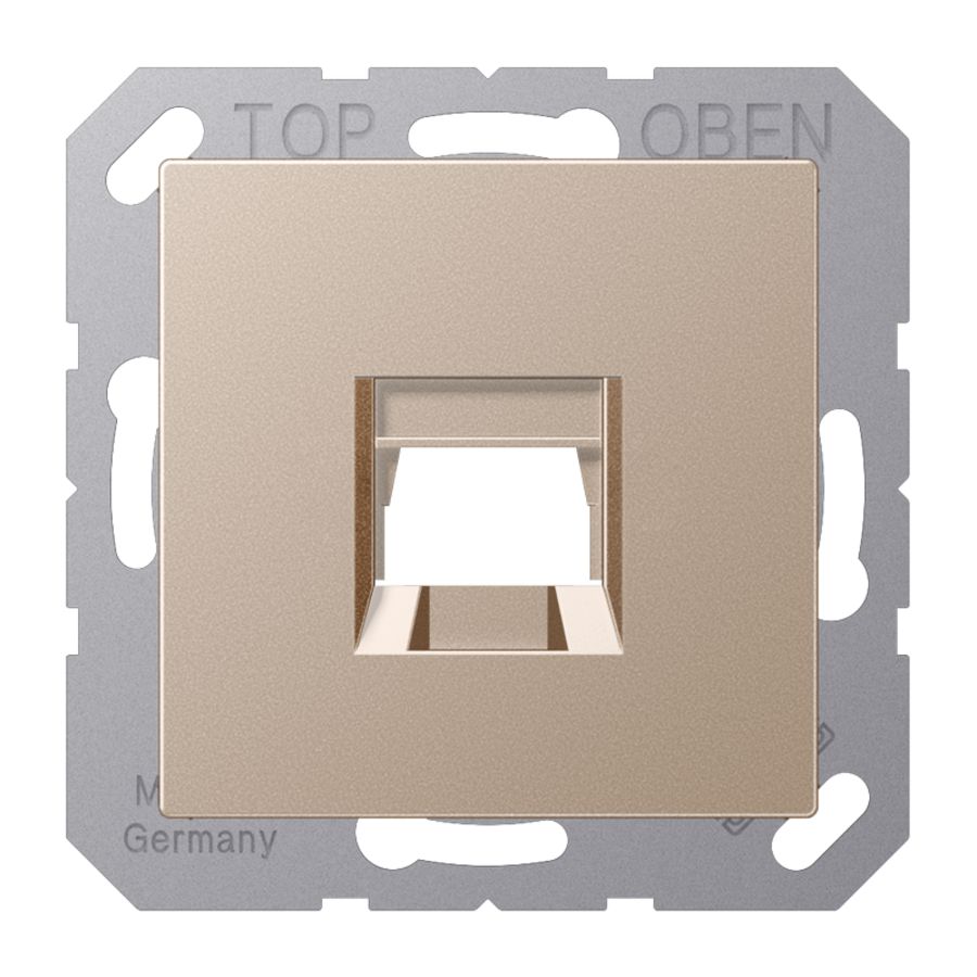 Afdekking A500 champagne voor mod jack 1-voudig