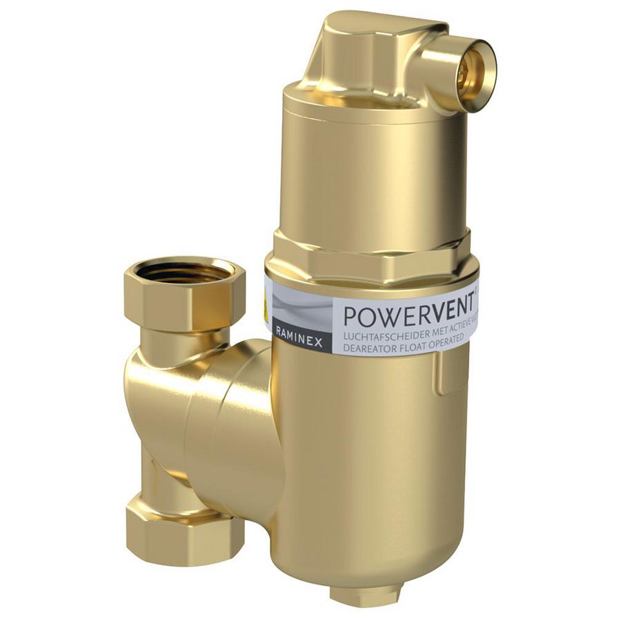 Luchtafscheider POWERVENT-360 DN25 1"bi.dr. max 10bar VVE=6