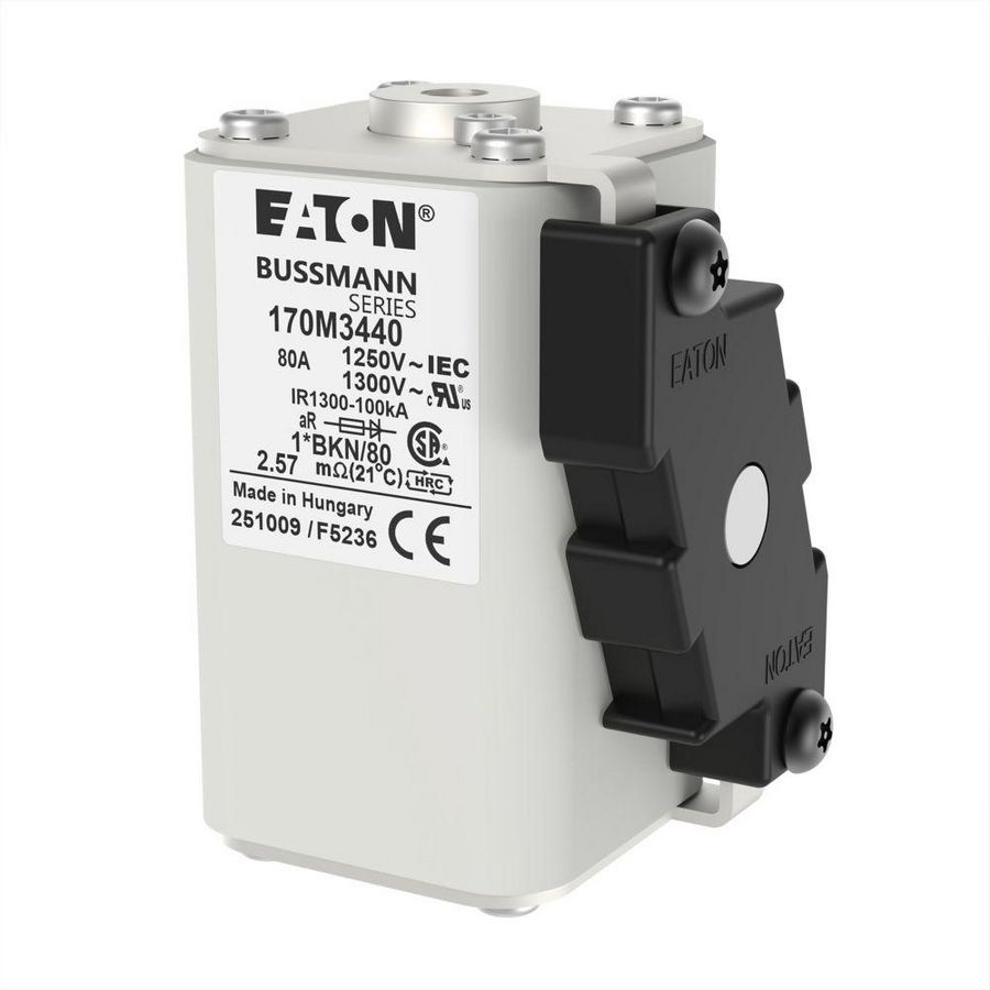 Zekering h. snelheid 80A AC 1250V 100kA compact 1 45x VVE=3