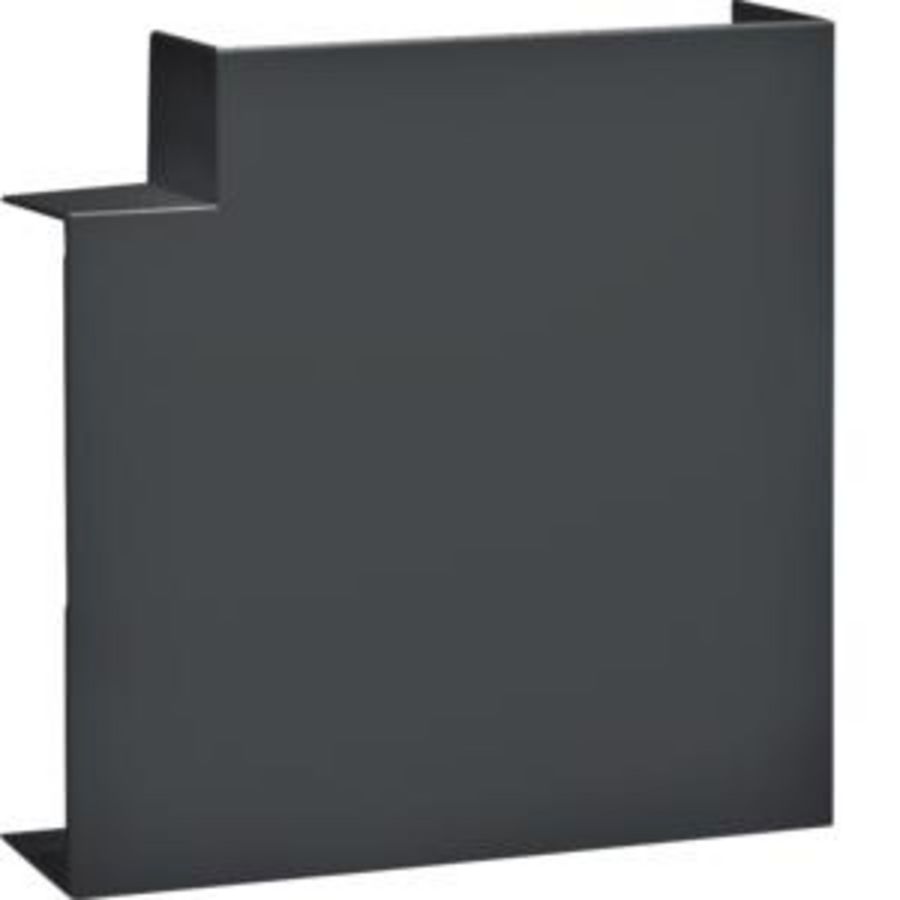 Vlakke hoek BR65 65x210mm 2x80mm halogeenvrij zwart