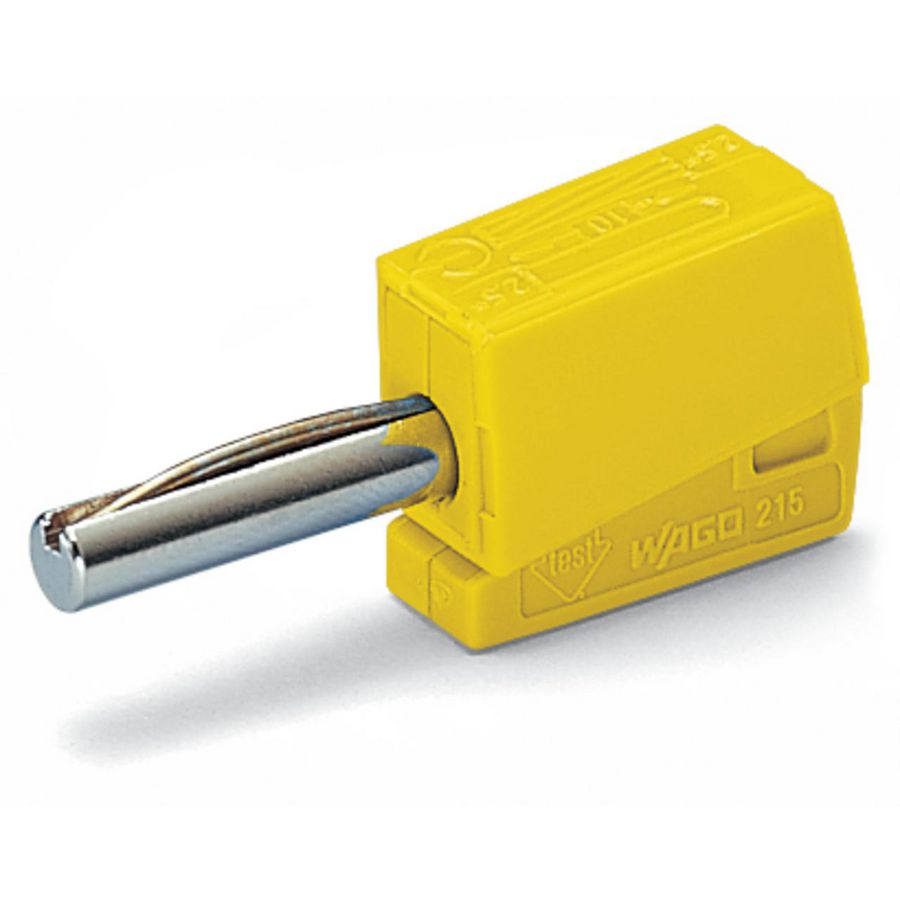 Bananensteker voor busdiameter 4 mm geel VVE=50