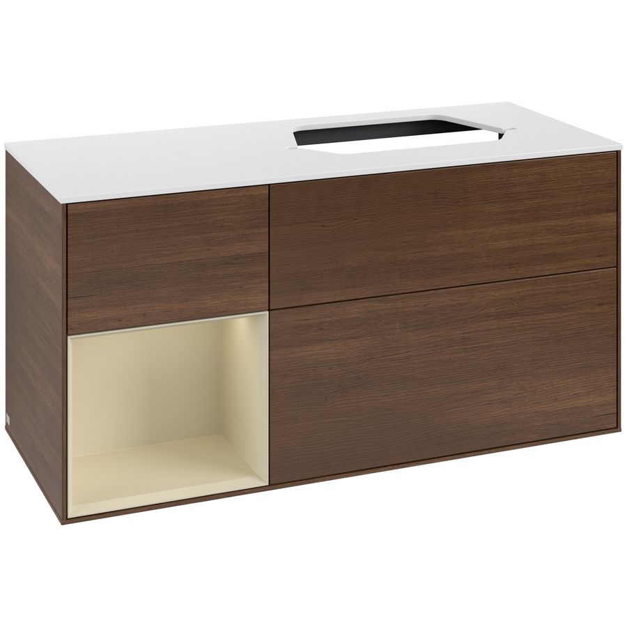 Wastafelonderkast Finion 1200x603x501mm W.Veneer F391HJGN