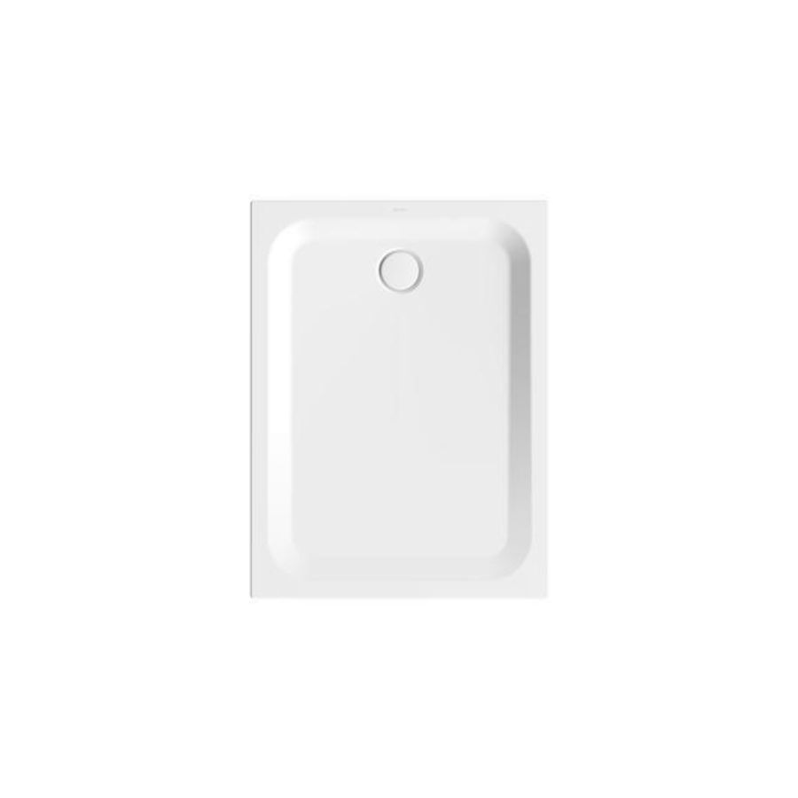 Douchebak geglazuurd staal BetteUltra met Minimum-douchebakdrag 1200x900x35mm wit AS antislip Sense afvoer Ø90mm