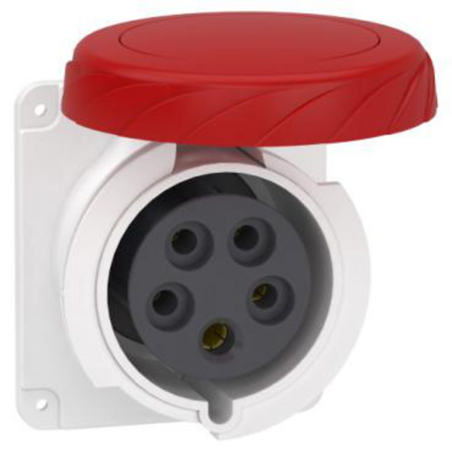 Inbouwcontactdoos Recht 3P+N+A 32A 380-415V AC 6h PratiKa