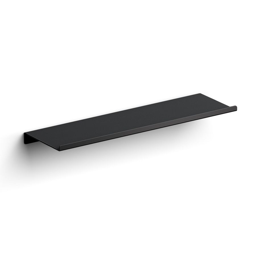 Fold planchet mat zwart poedercoating incl. bevestiging