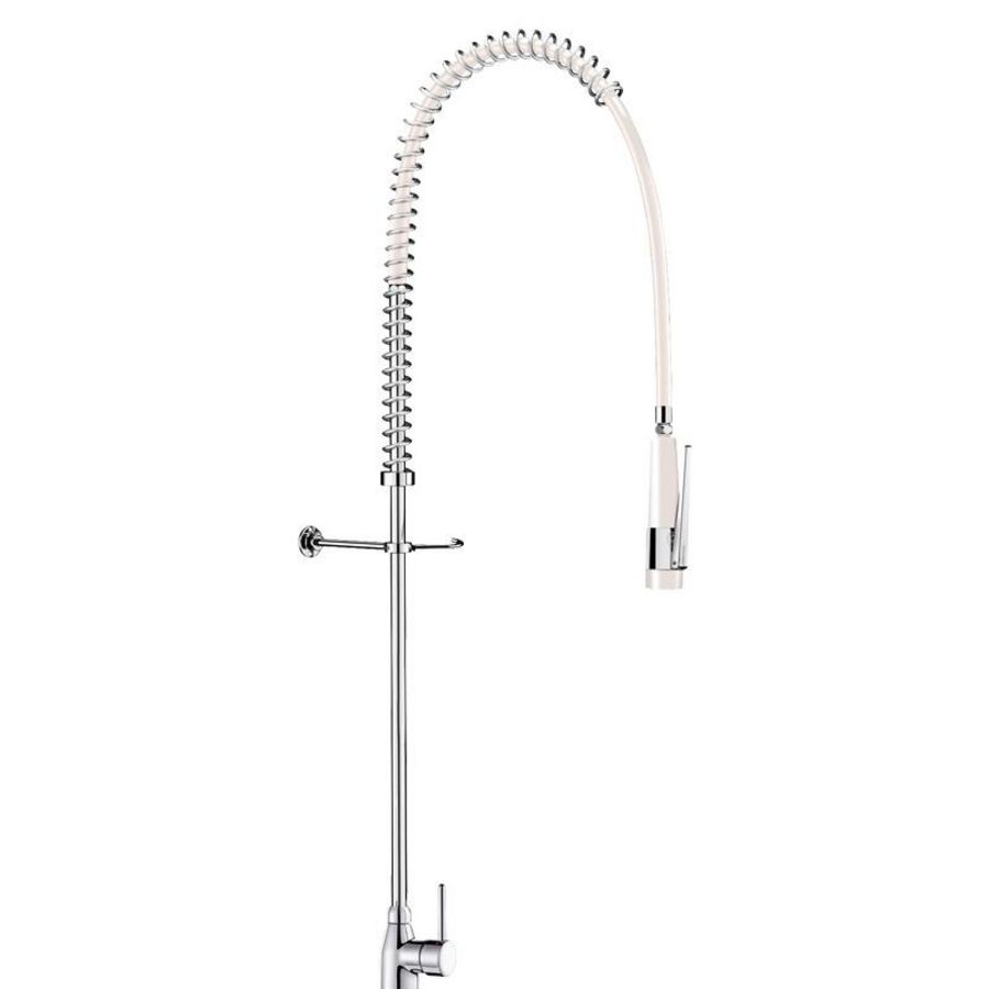 Voorspoelkolom wit, mengkrn +sproeier 433003 z. tapkrn