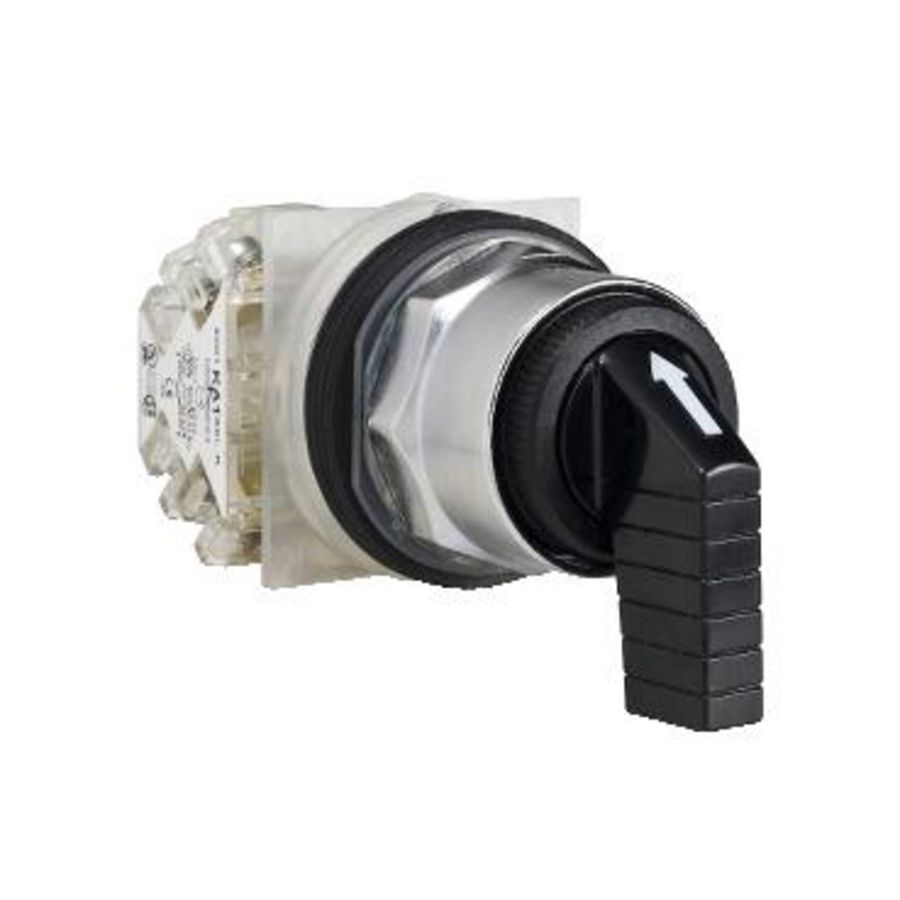 Keuzeschakelaar Terugvering 3 standen Lange hend 9001K