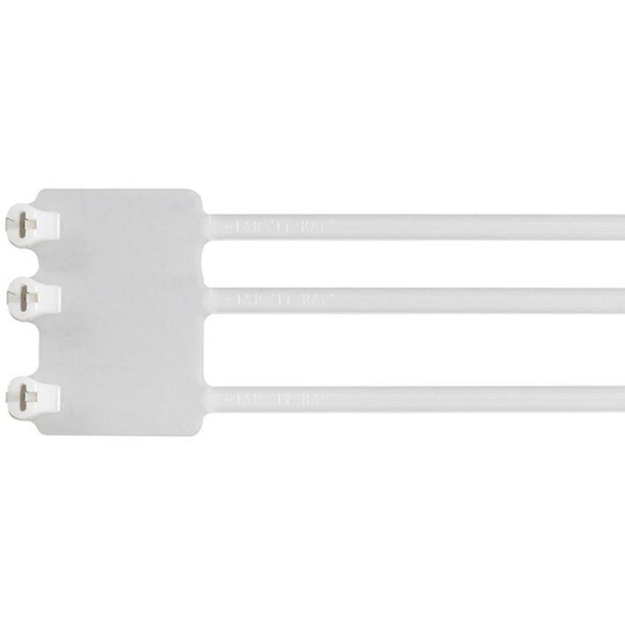 TY-RAP Kabelbinder Tekstplaat 3-V RVS Lip 184mmX4,8m VVE=100