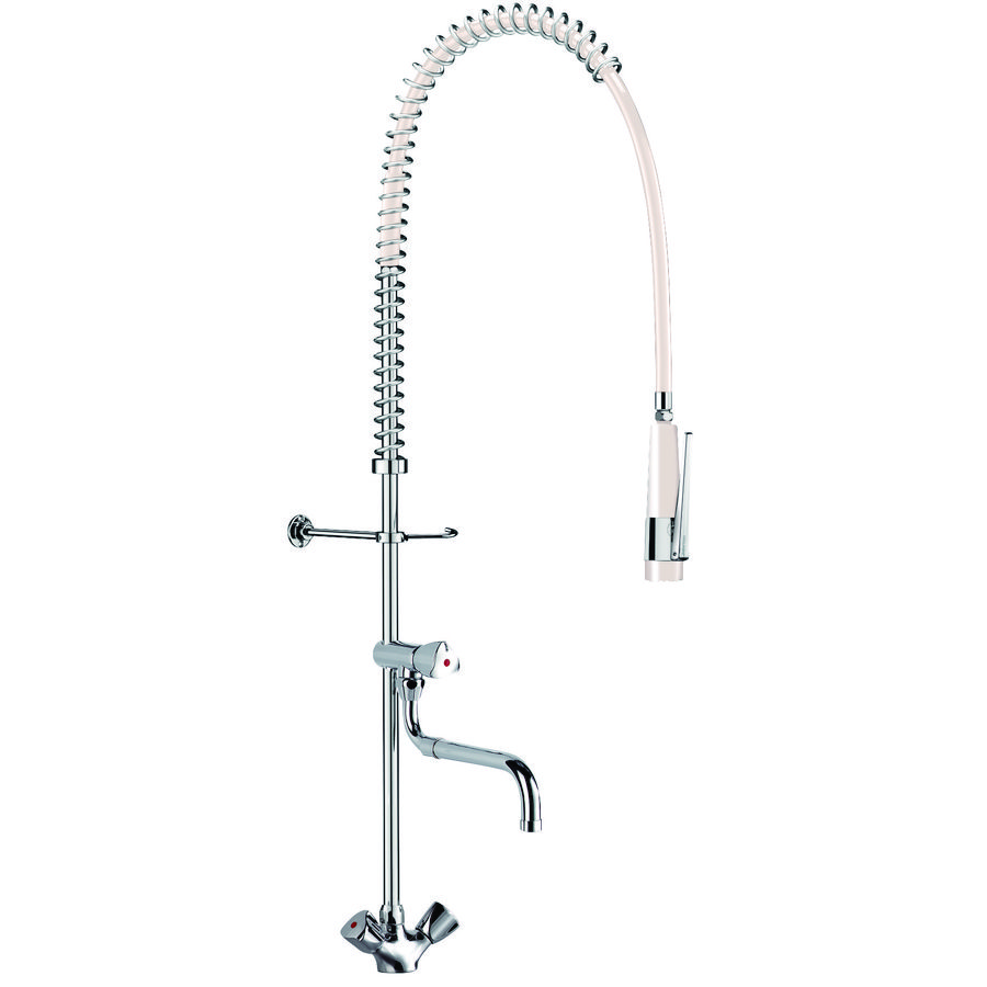 Voorspoelkolom wit, 2-grpsmengkrn +sproeier 433003 tapkrn