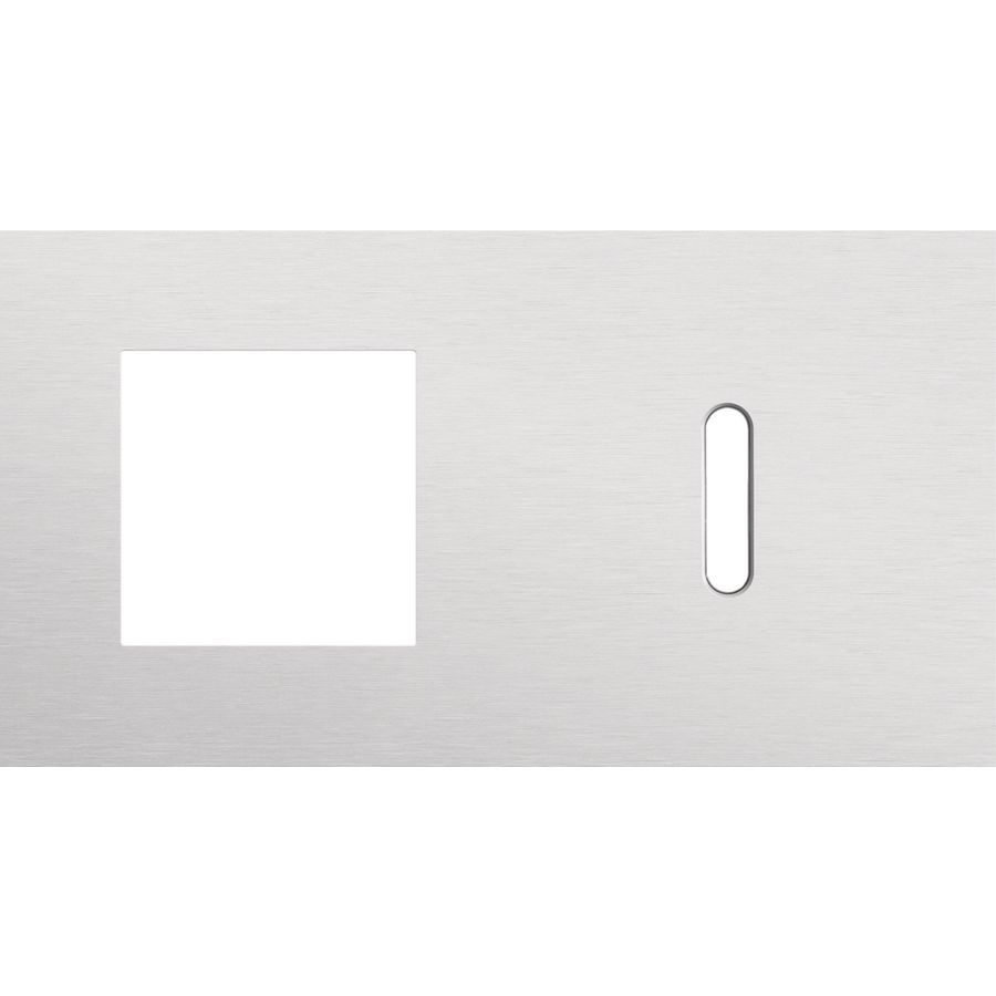 Afdekplaat 2-voud horiz. 71mm centerafst. 155-56806