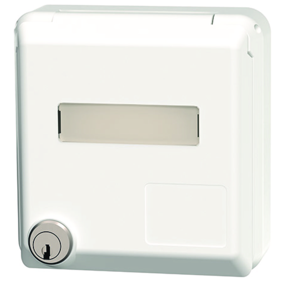 Data Inbouwwandcontactdoos IP44 APM t. JACK alpinwit