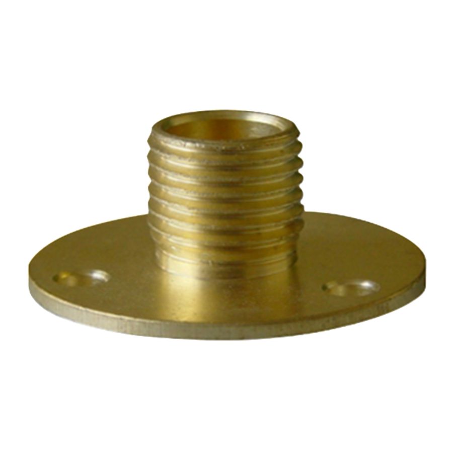 Plaatnippel M10x1-25x10 messing VVE=20