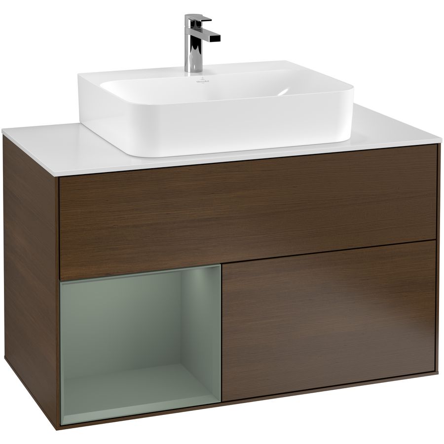 Wastafelonderkast Finion 1000x603x501mm W.Veneer F111GMGN