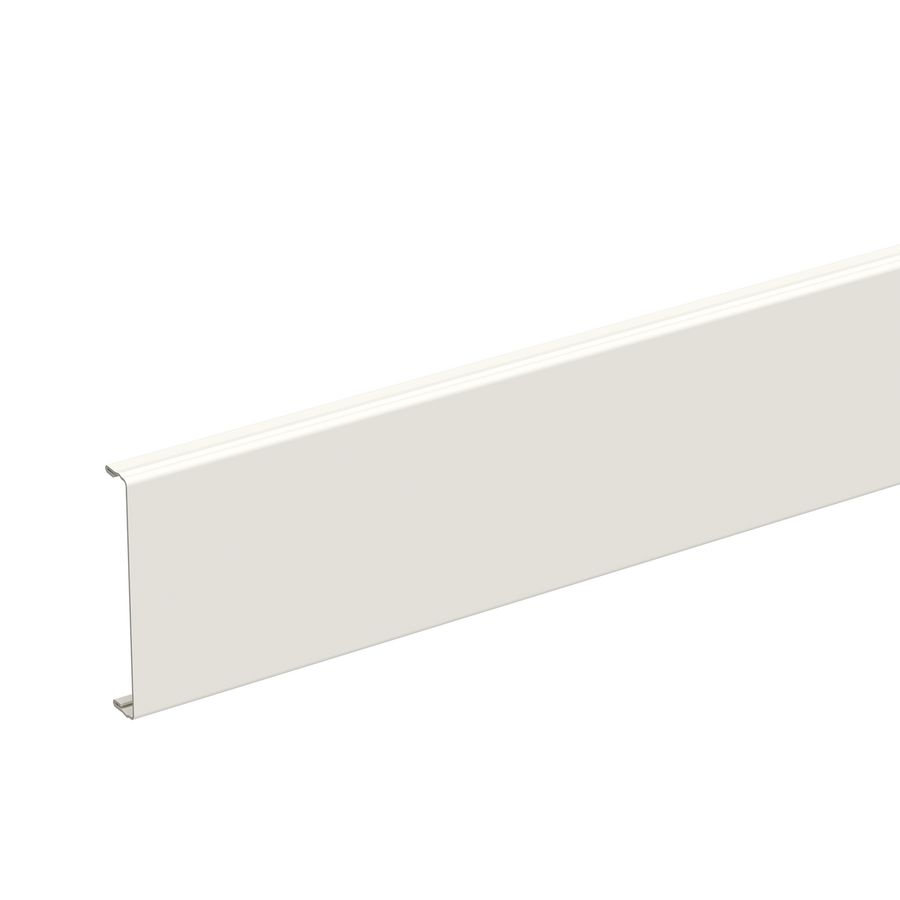 Lengte a 1,5m. Deksel wandgoot WGX-F80 wit RAL9010/60 VVE=2