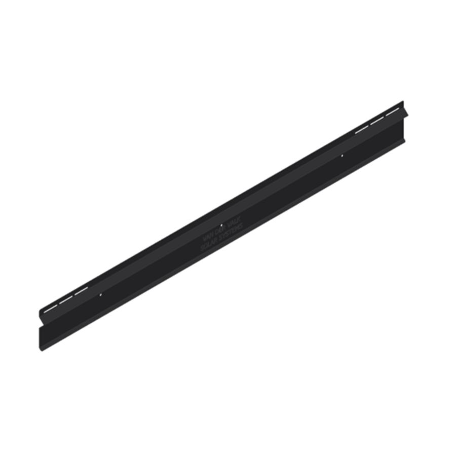 Achterplaat ValkPro+ verzinkt achterplaat L10° L=1980mm Zwart