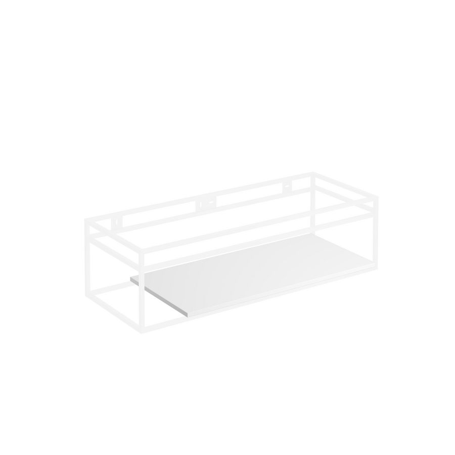 WASH ME FRAME inleg planchet mat wit aluite 87cm tbv kokerprofielkast