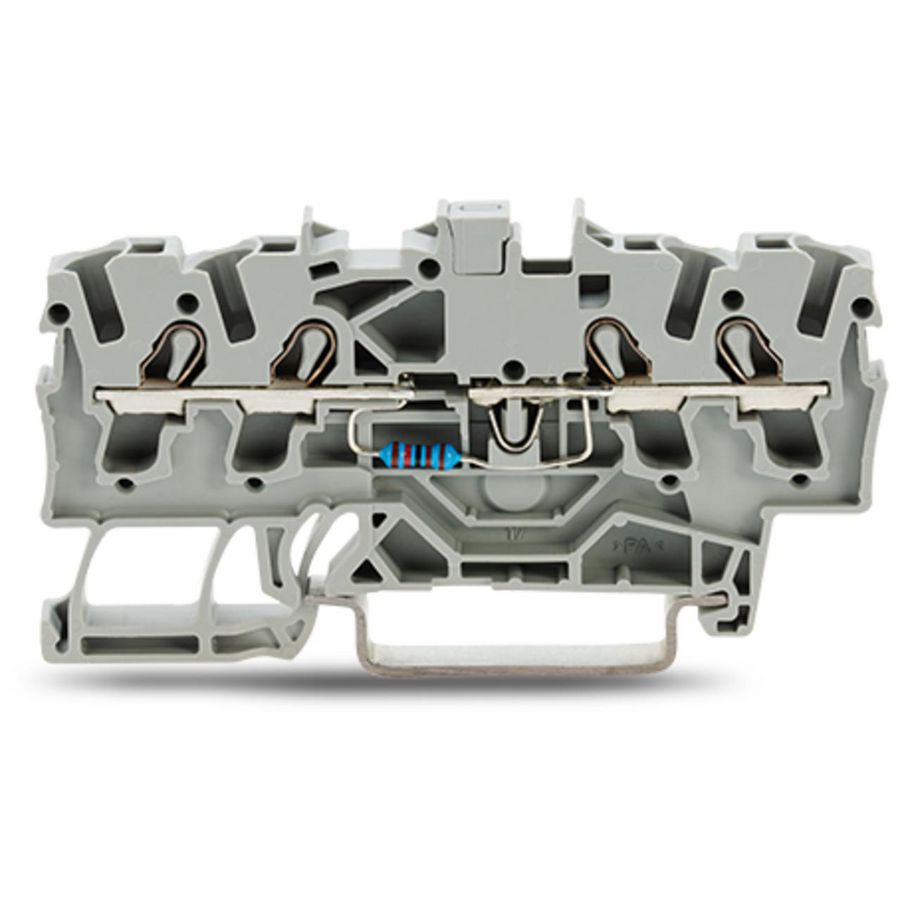 Moduleklem 4-draads BF 0207 grijs 2002-1411/1000-890 VVE=100