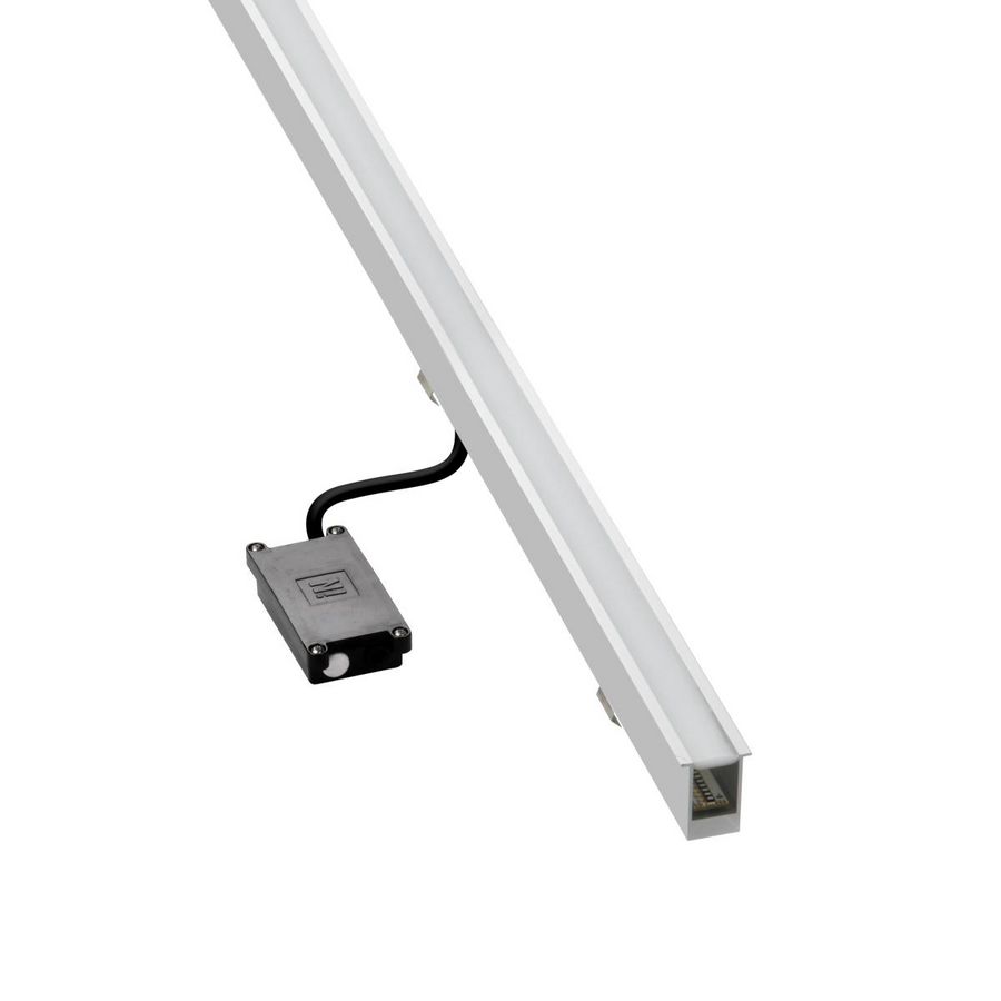 LED-Linear inbouwarmatuur 3000K 10W statisch symm. extra ver