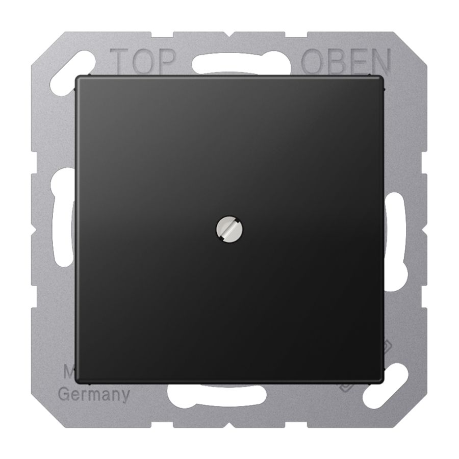 Afdekraam kabelinvoer zwart grijs A500