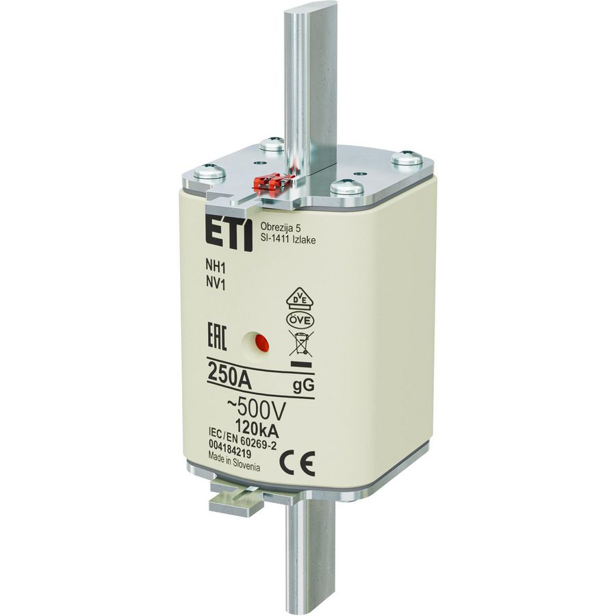 Zekering 500V 250A NH1 gG VVE=3