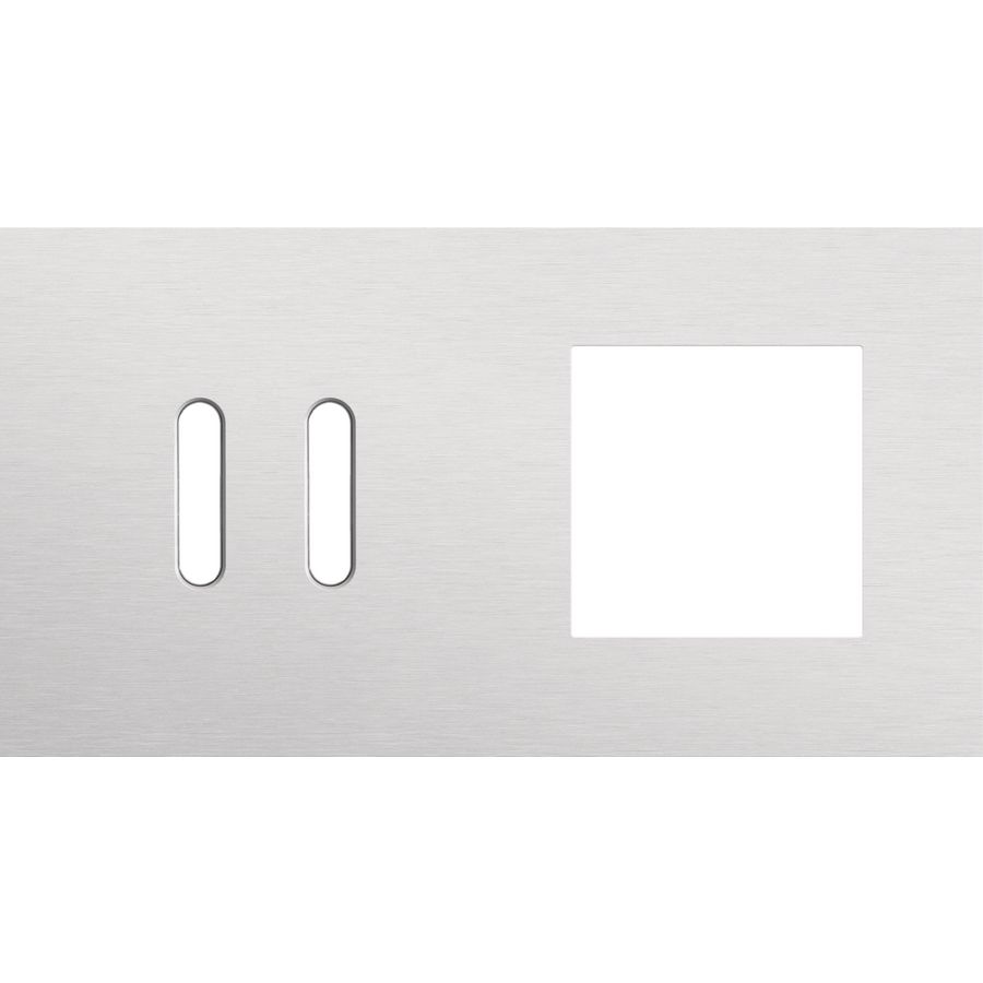 Afdekplaat 2-voud horiz. 71mm centerafst. 155-56807