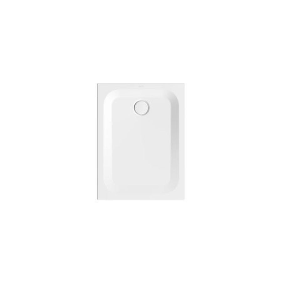 Douchebak geglazuurd staal BetteUltra 1000x750x25mm wit AS antislip Sense afvoer Ø90mm