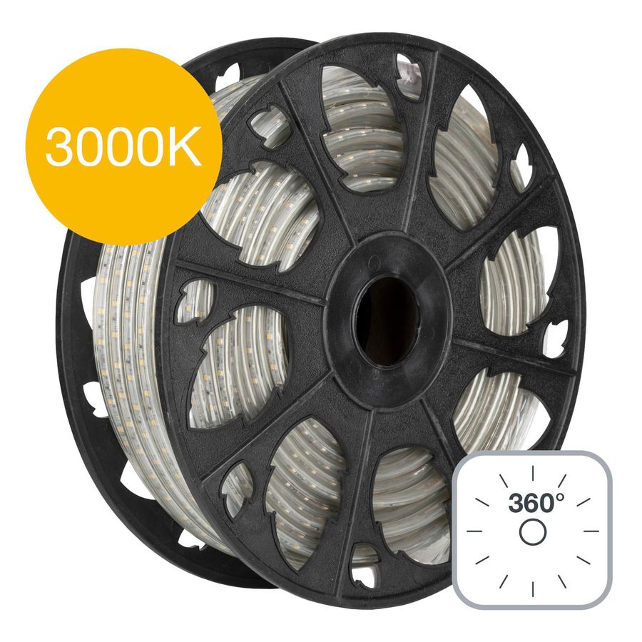RoBust LED Rope 360gr. 25M 5W/m 400lm/m 3000K IP65