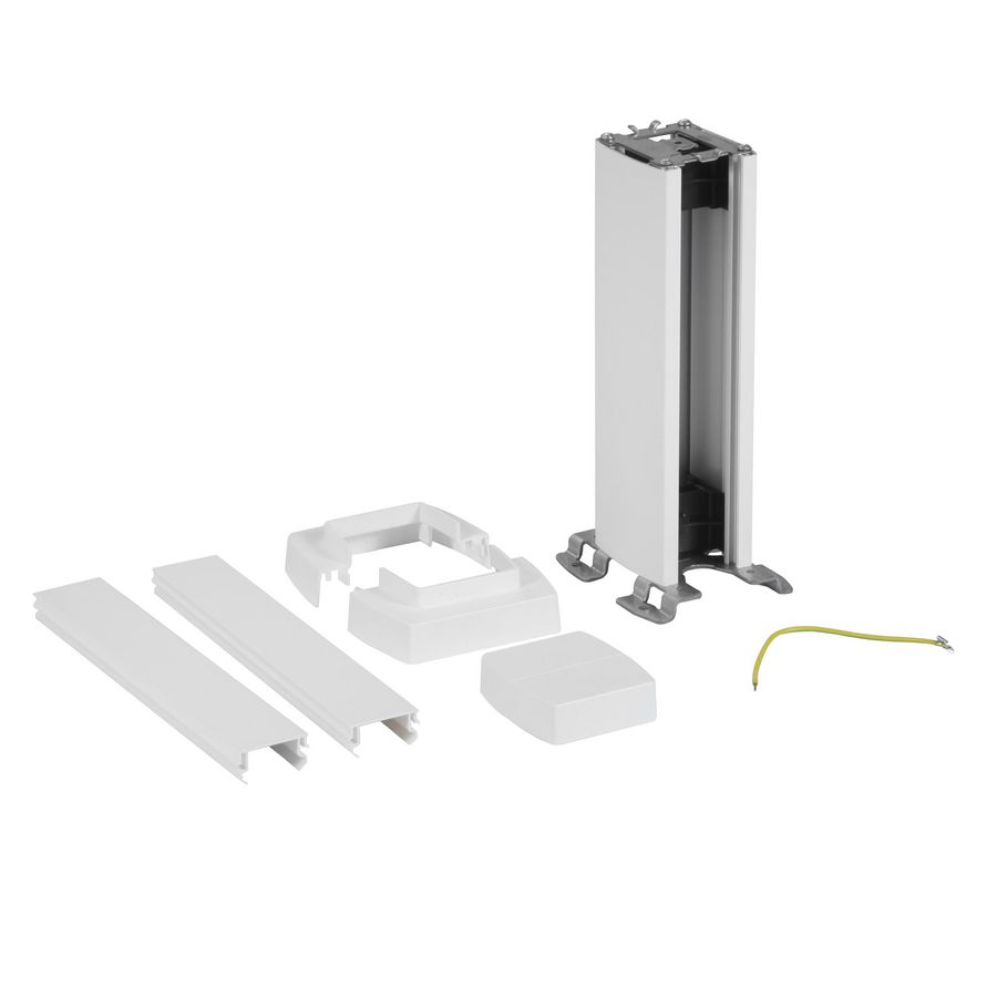 Energiezuil 1 compartiment 45mm 0,3M wit