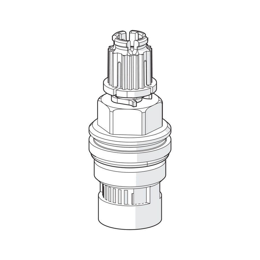 Bovendeel G1/2 90gr. SW17 linksdraaiend