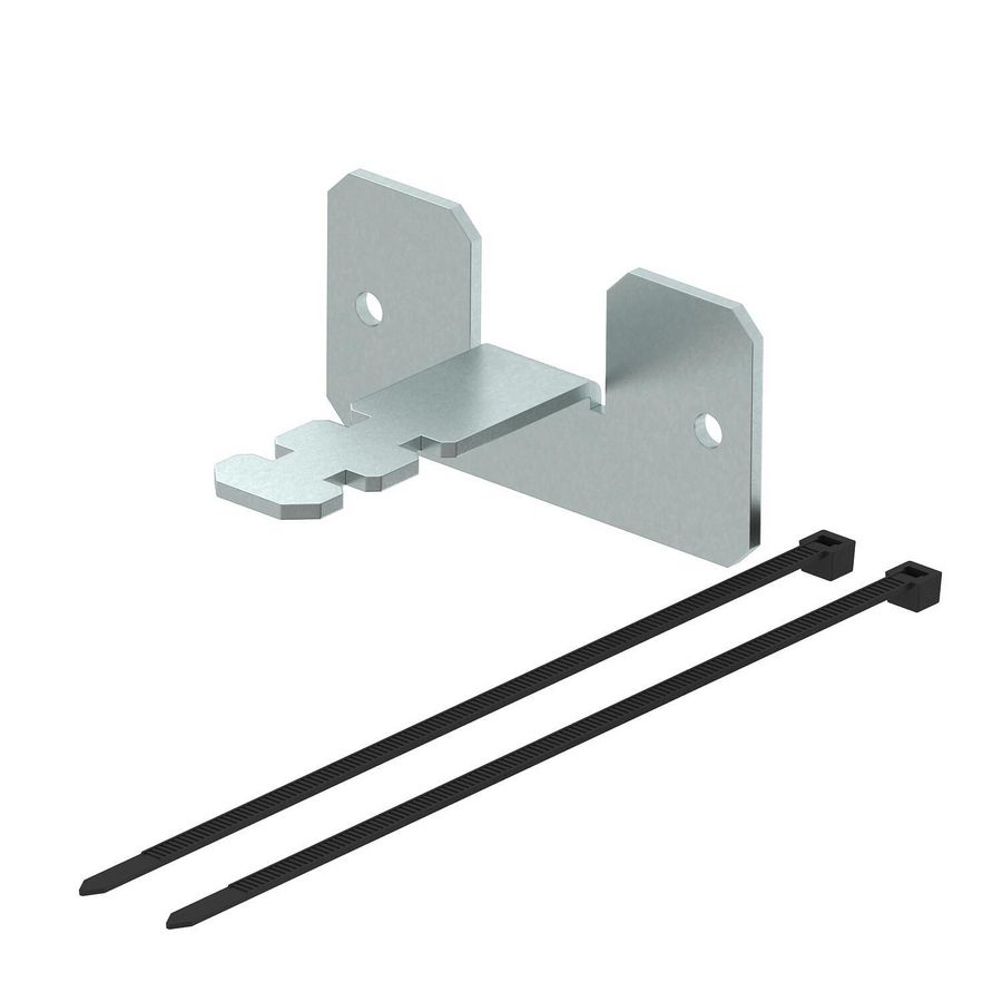 Slangaansluiting energiezuilen F 100x50x80mm staal verzinkt