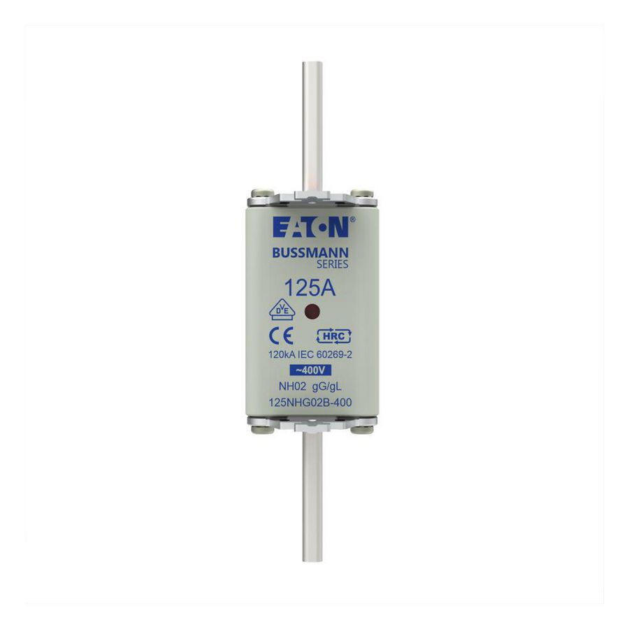 Zekering laagsp. 125A AC 400V NH02 gL/gG dubbele mel VVE=3