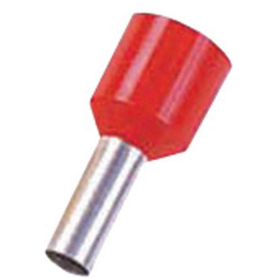 Geisoleerd adereindhuls extra br. 10mm² 12mm L vertind VVE=100