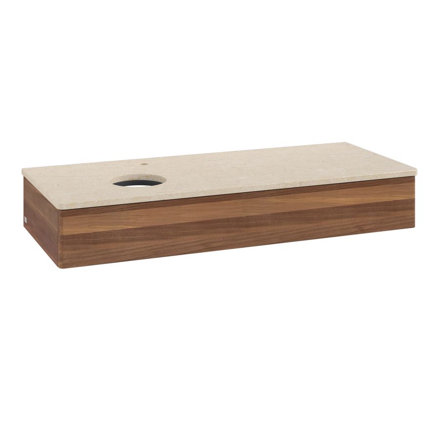 Wastafelonderkast Antao 1200x190x500mm Warm Walnut L11053HM