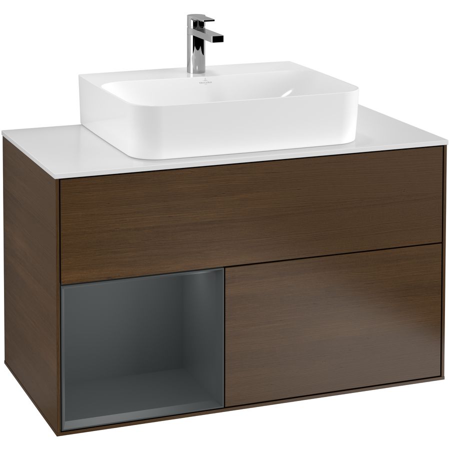 Wastafelonderkast Finion 1000x603x501mm W.Veneer F111HGGN