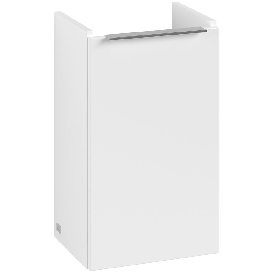 Wastafelonder. ARCHITECTURA 310x520x243mm wit mat B87900MS greep alu. glans