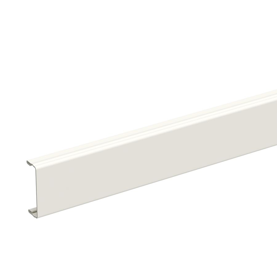 Lengte a 1,5m. Deksel wandgoot WGX-F40 wit RAL9010/60 VVE=2