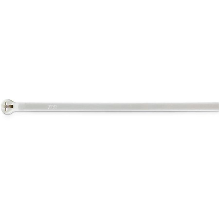 Kabelbinder TY-RAP RVS Lip 360x4,8mm Vlam Wit VVE=500