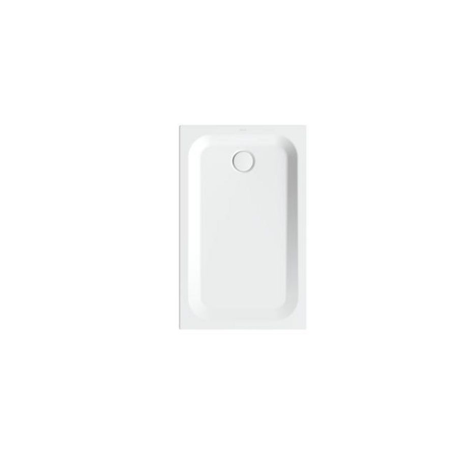 Douchebak geglazuurd staal BetteUltra 1200x750x35mm wit AS antislip Sense afvoer Ø90mm
