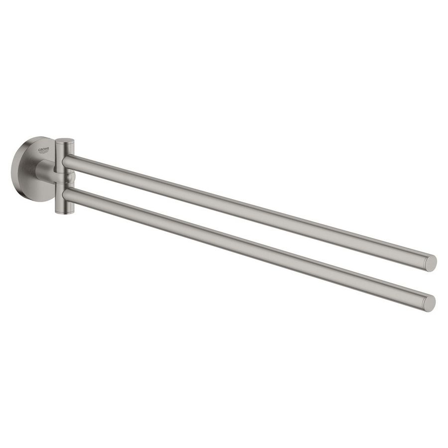 Start Handdoekhouder 2-Lids Supersteel