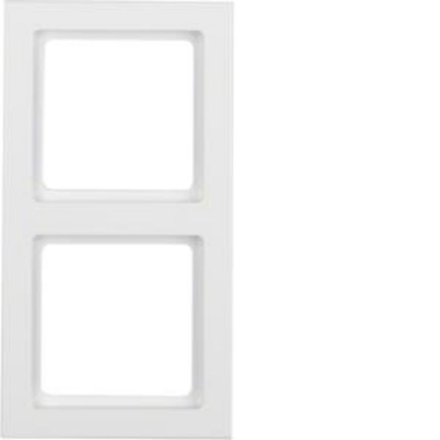 Afdekraam 2-v berker Q.3 polarwit soft-finish