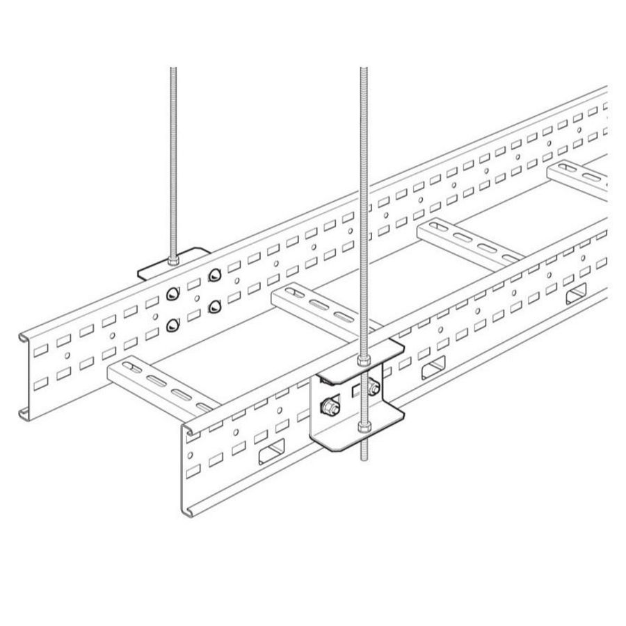 Set a 2st. Ladderbeugel MD voor H100 316L