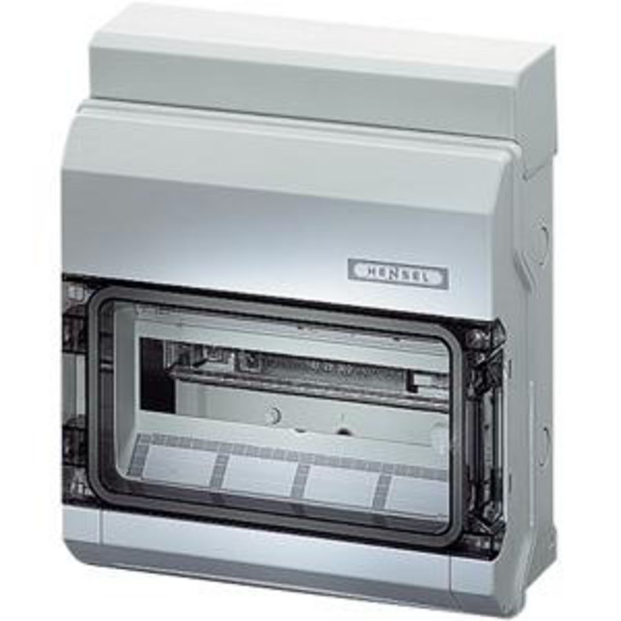 au. beh. KV IP65 12 module Invoer M20/25/32 Nul+PE klem