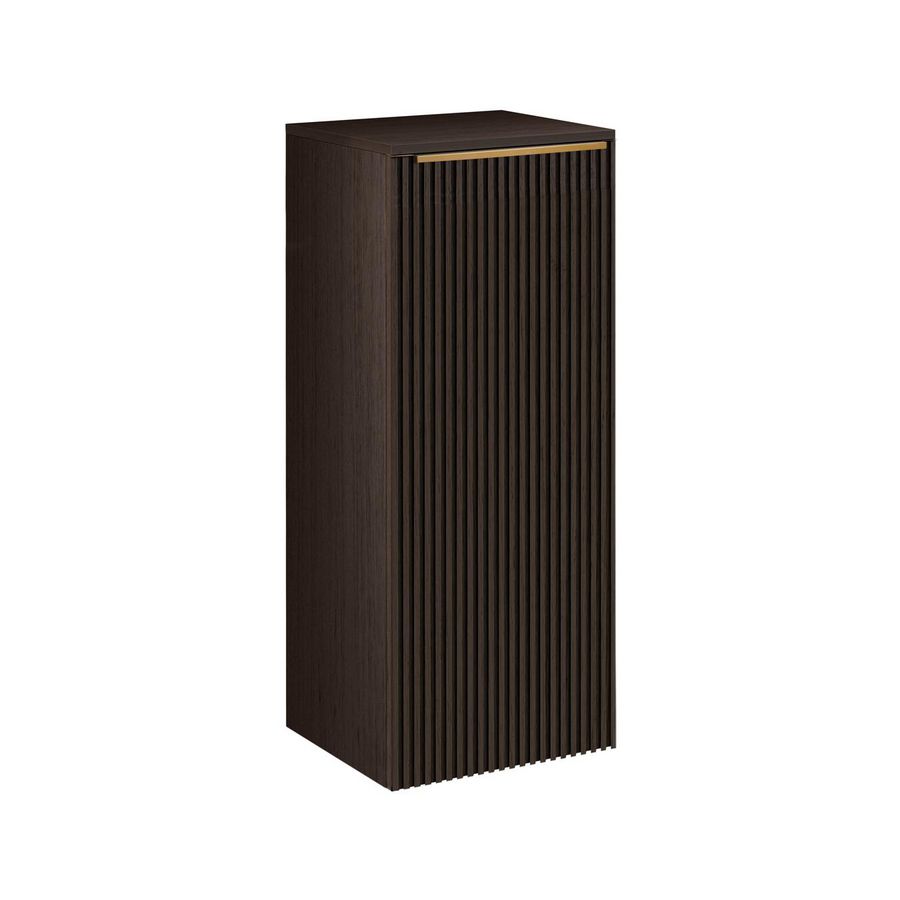 Kolomkast halfhoog WOOD 35cm H=102cm deur links greep type M3 lichte eik