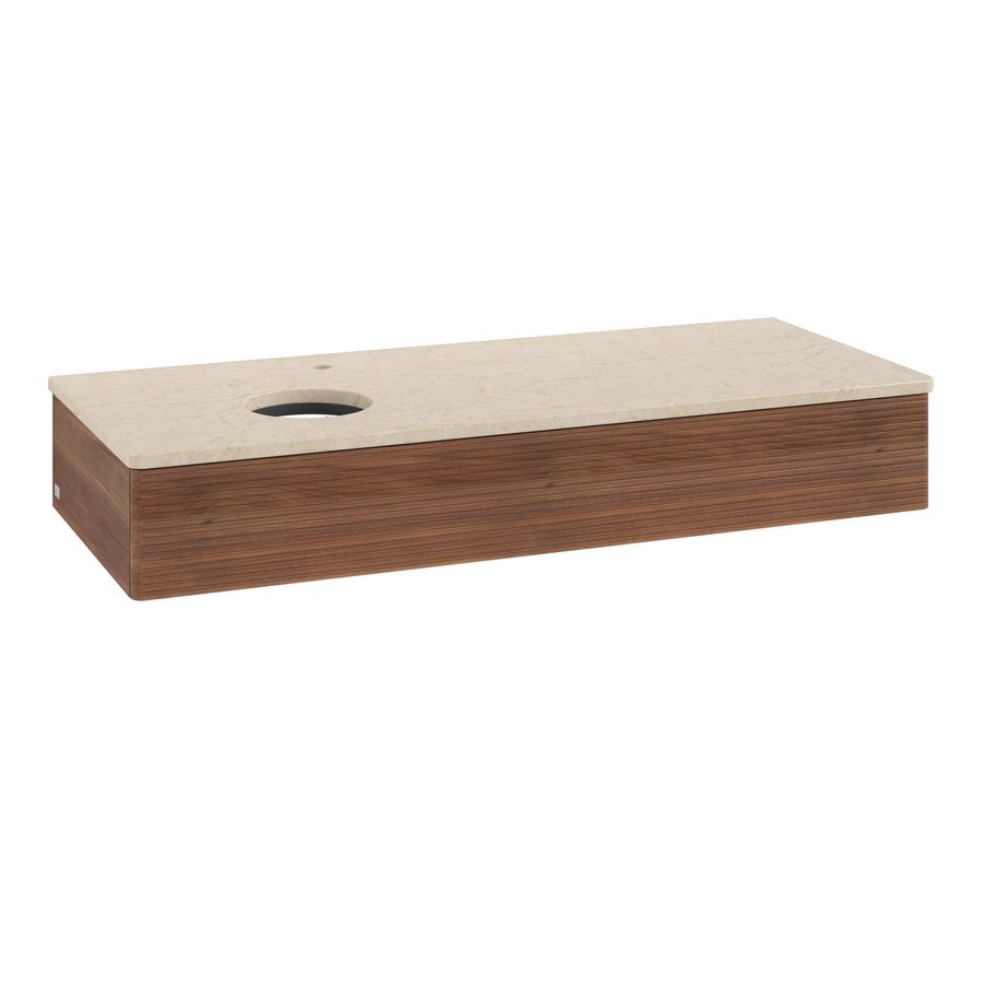 Wastafelonderkast Antao 1200x190x500mm Warm Walnut L11153HM